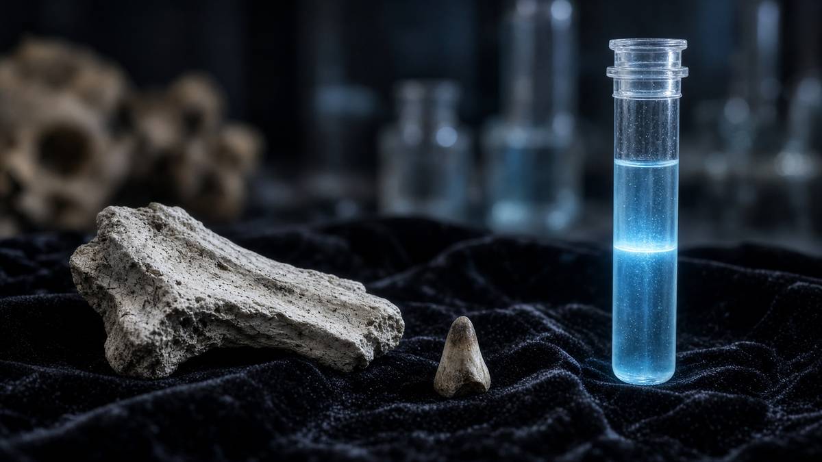 Ancient bone and tooth material from which palaeogenomes are reconstructed