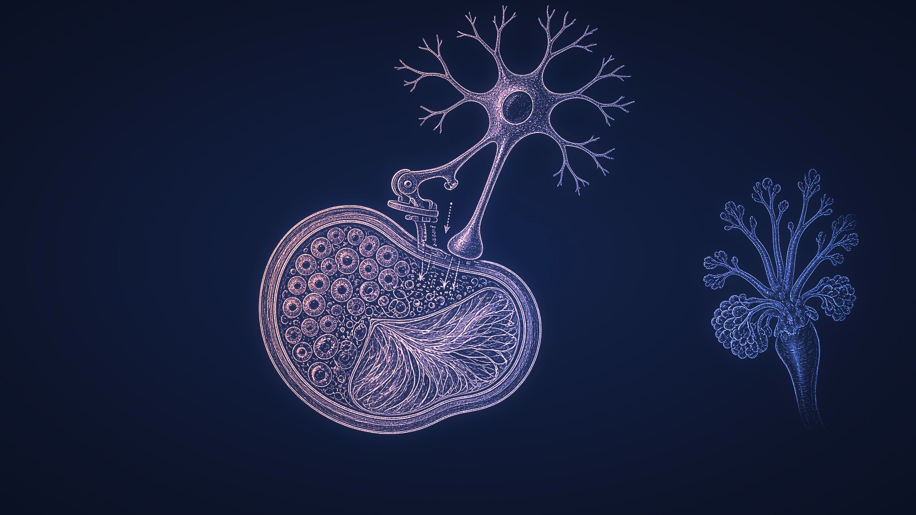 Gold engraving of the pituitary and the dopamine brake on prolactin cells