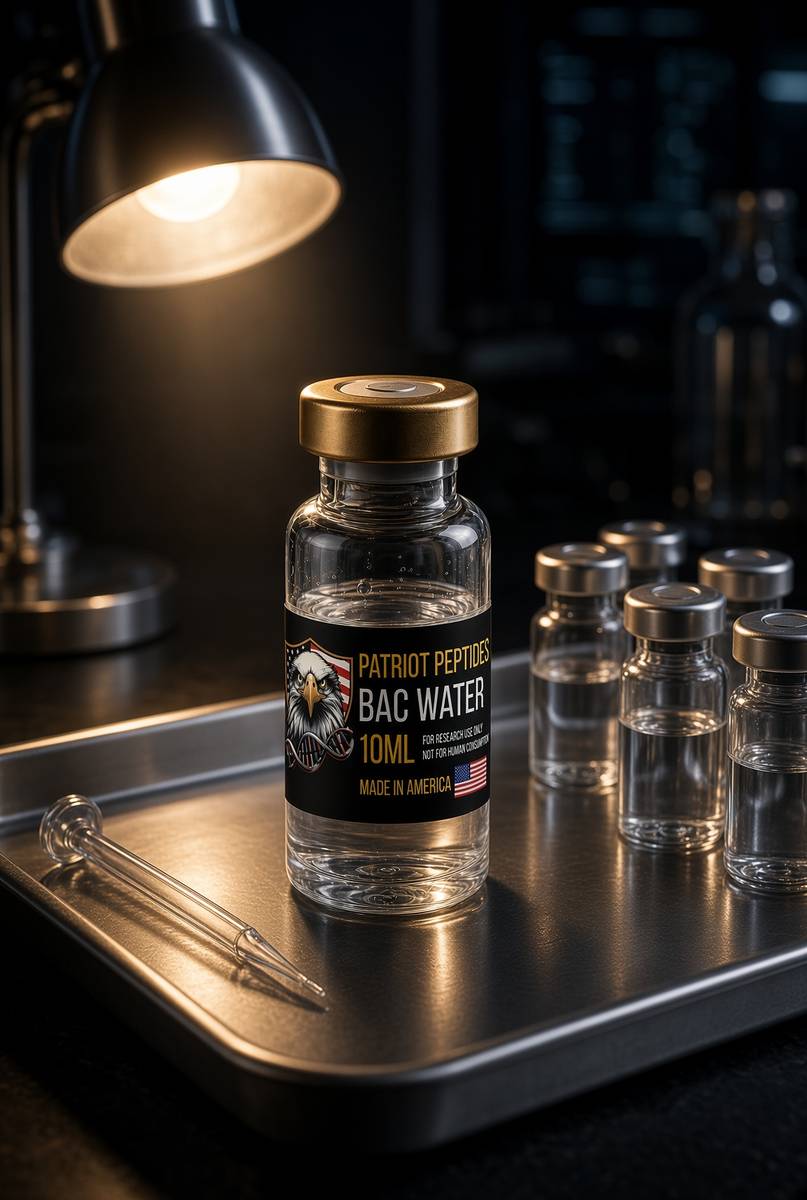 BAC Water 10ml research vial